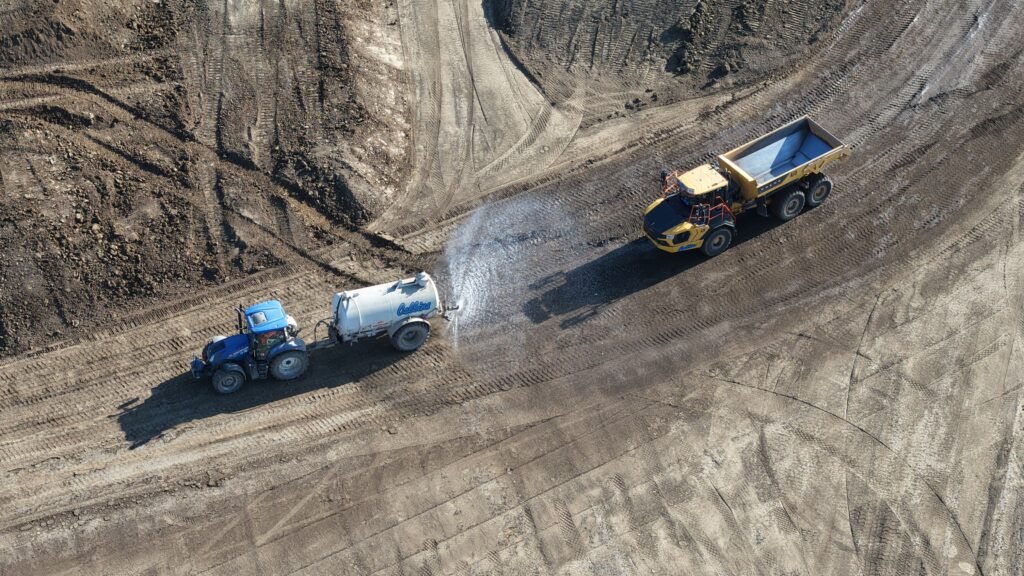 Heavy plant operated across the Core Zone