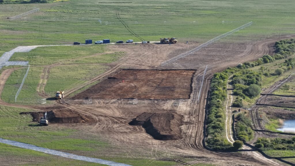 Lake Zone archaeological excavation