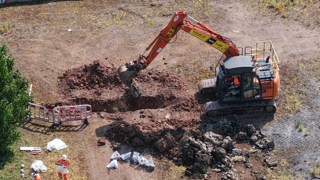 Soil sampling in June 2025