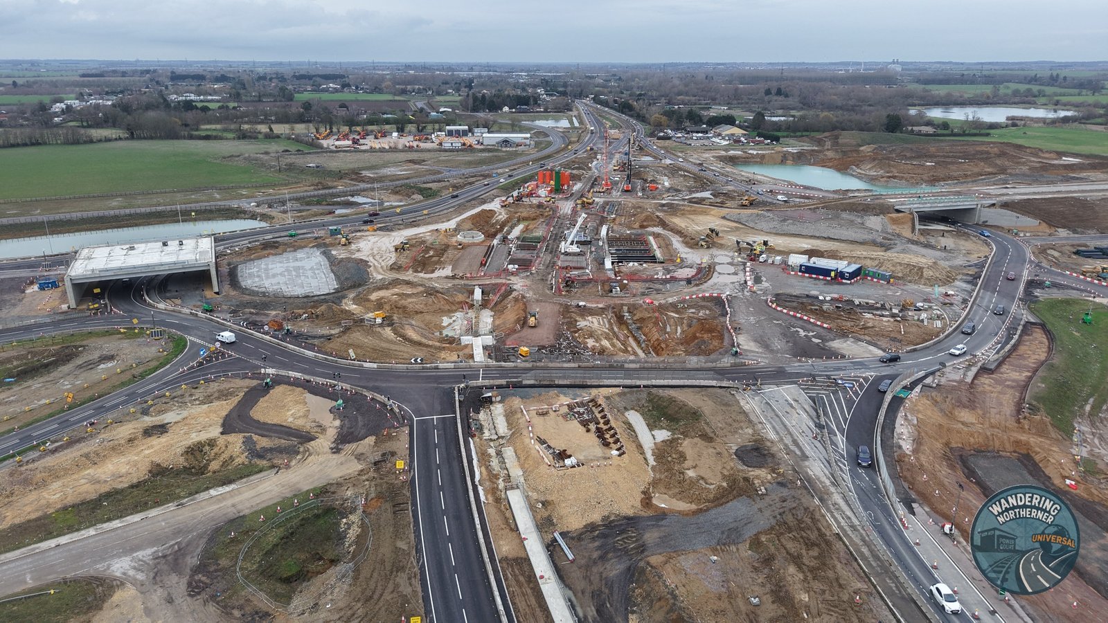 Black Cat Roundabout 08 February 2026 Aerial View