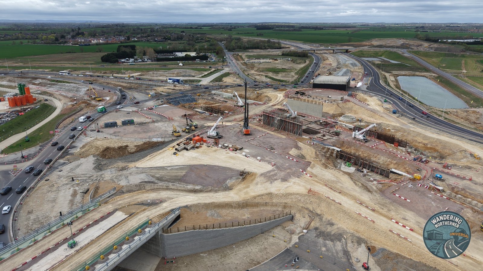 Black Cat Roundabout 4 April 2026 Looking South