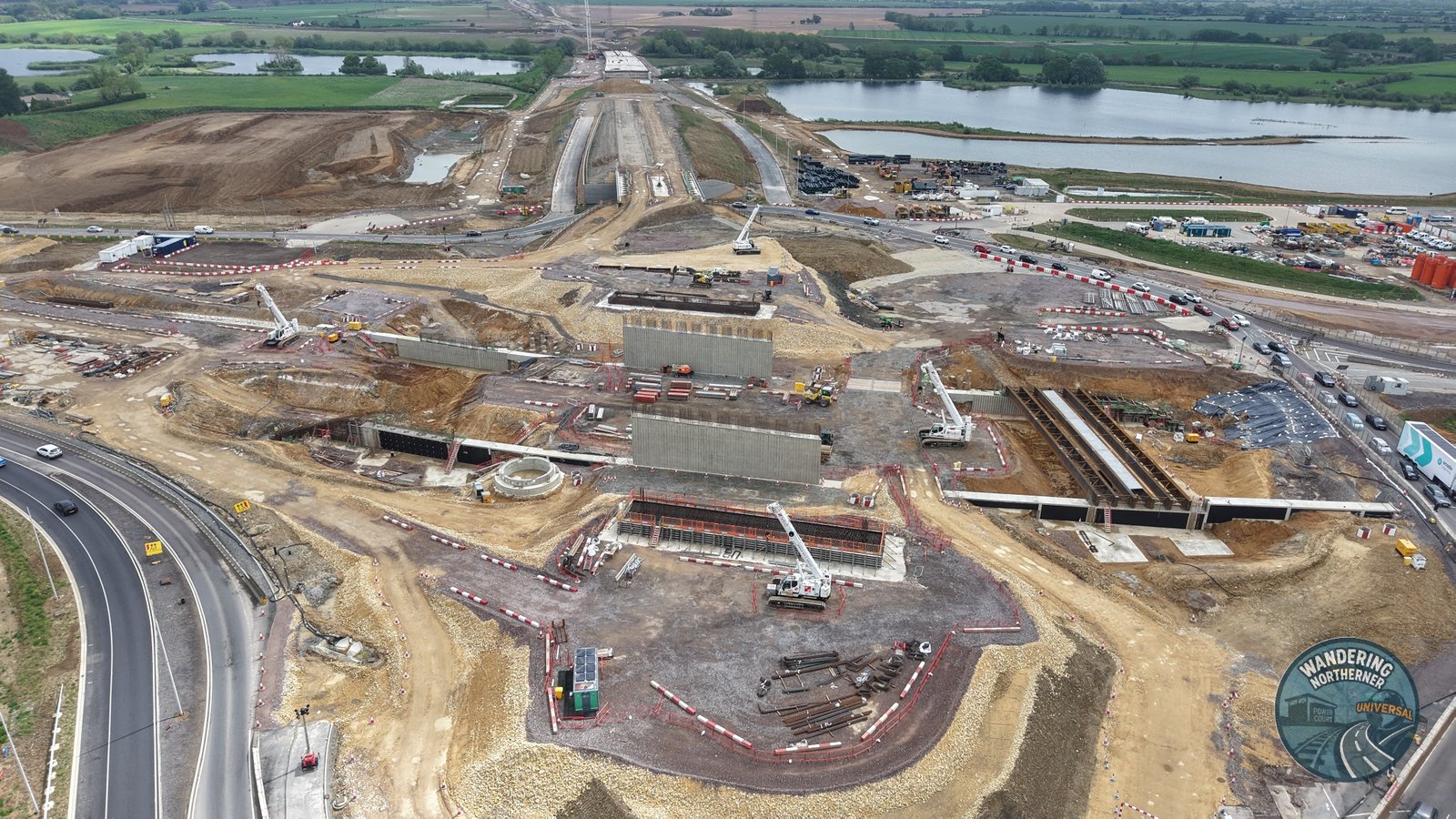Black Cat Roundabout Flyover construction May 2026
