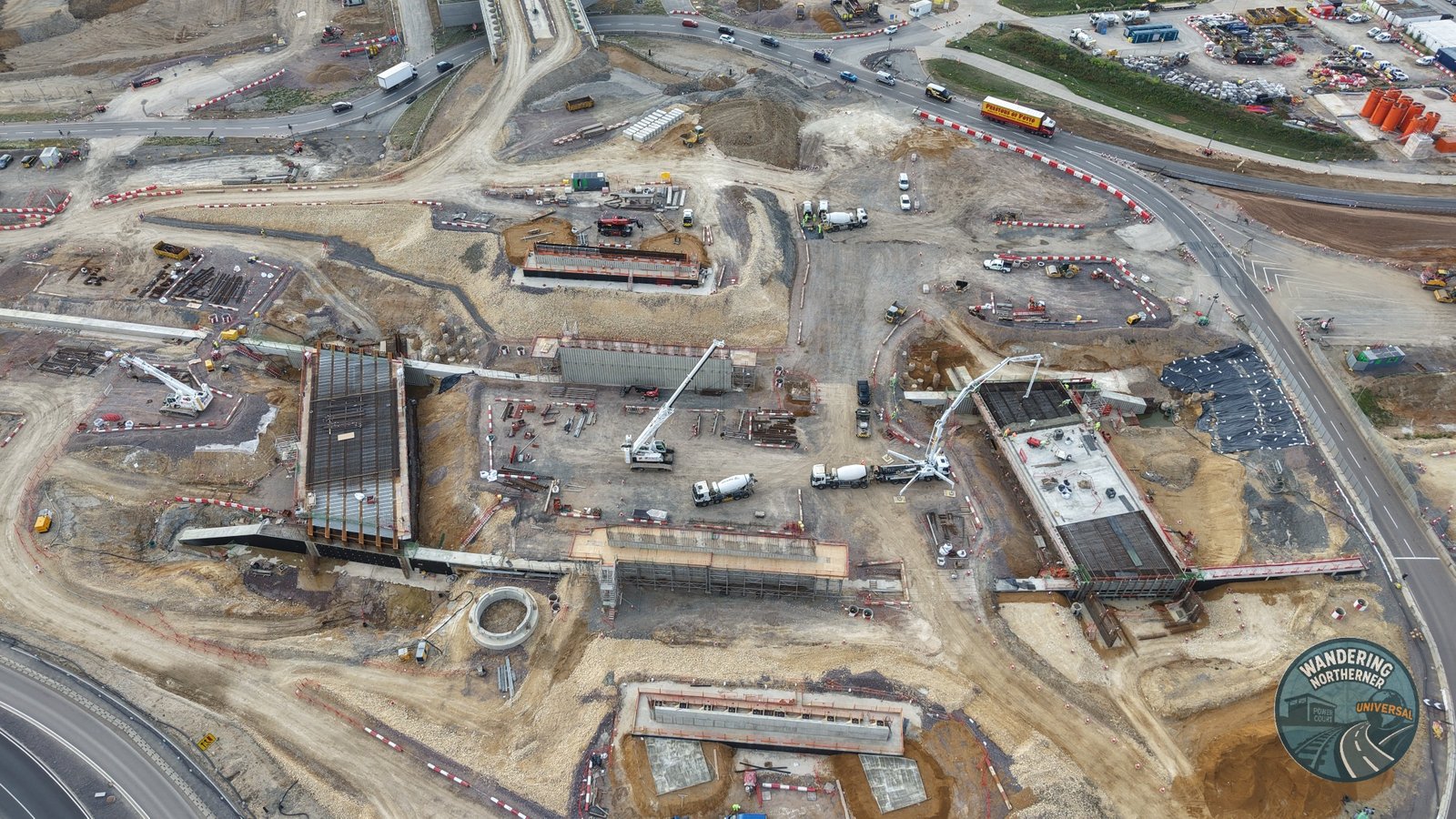 Close up of the Black Cat Roundabout 20 June 2026