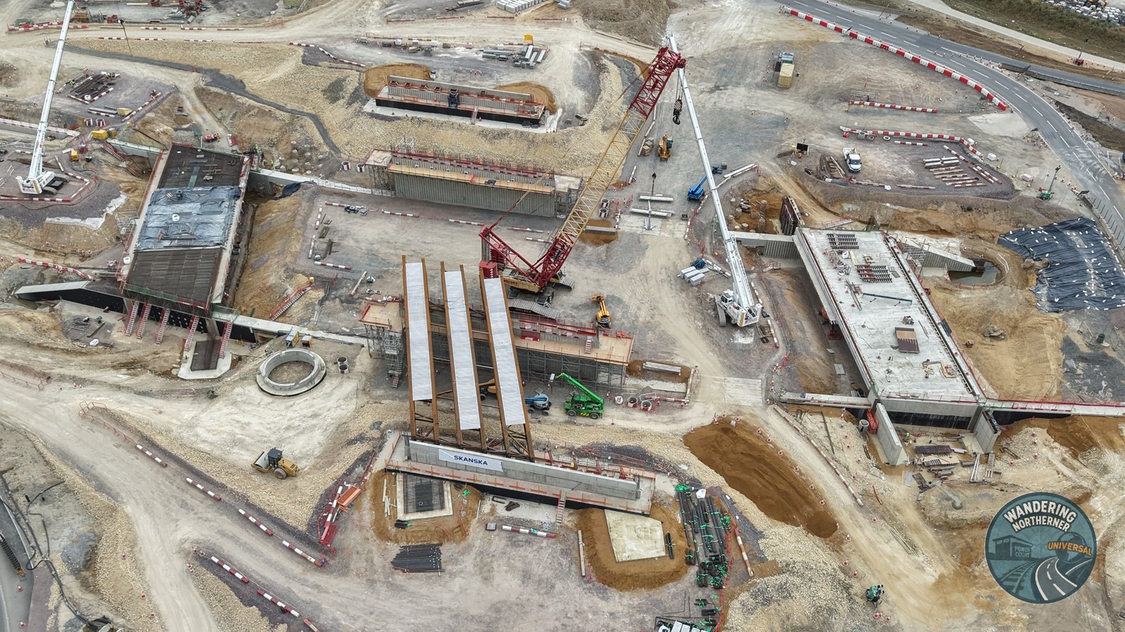Bridge Beams lifted at the Black Cat Roundabout 4 July 2026